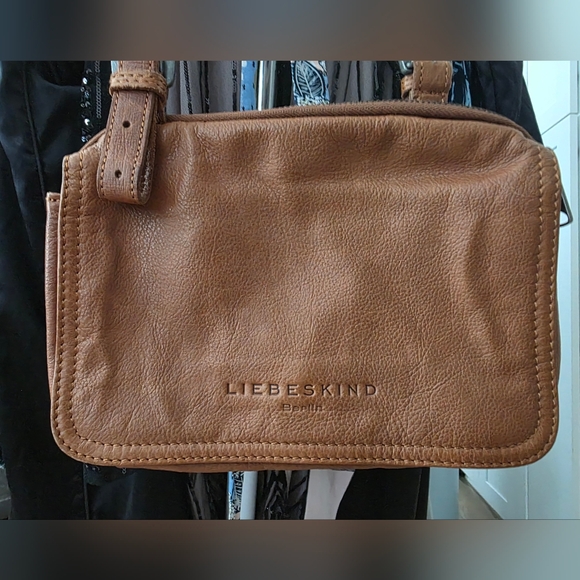 Liebeskind Handbags - Liebeskind Tan Leather Messenger Bag